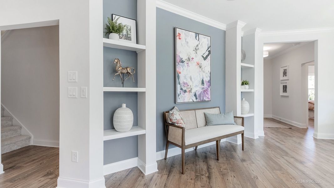 Representative furnished interior of a home built from the Promenade by Epcon Communities in The Courtyards at Bailey Farms, Dacula (Image 33).