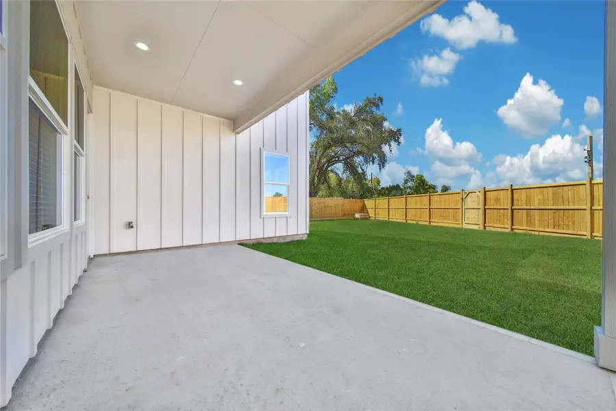 Exterior details and patio area of a home in , Houston (Image 24). Exterior details and patio area of a home in , Houston (Image 24).