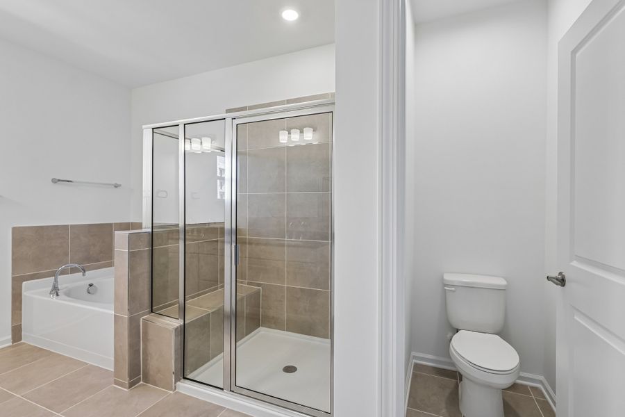 Furnished interior view inside a new home in Terraces at the Exchange, Fort Mill (Image 12).