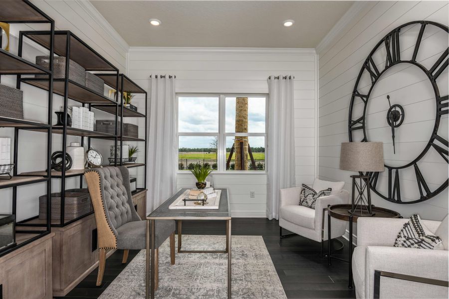 Furnished interior view inside a new home in Avondale at Avenir, Palm Beach Gardens (Image 13).