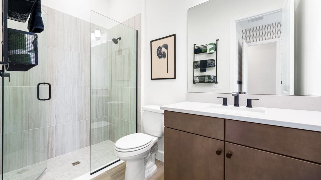 Representative furnished interior of a home built from the Pallazio II by Taylor Morrison in Esplanade at Rivergrass, Naples (Image 18).