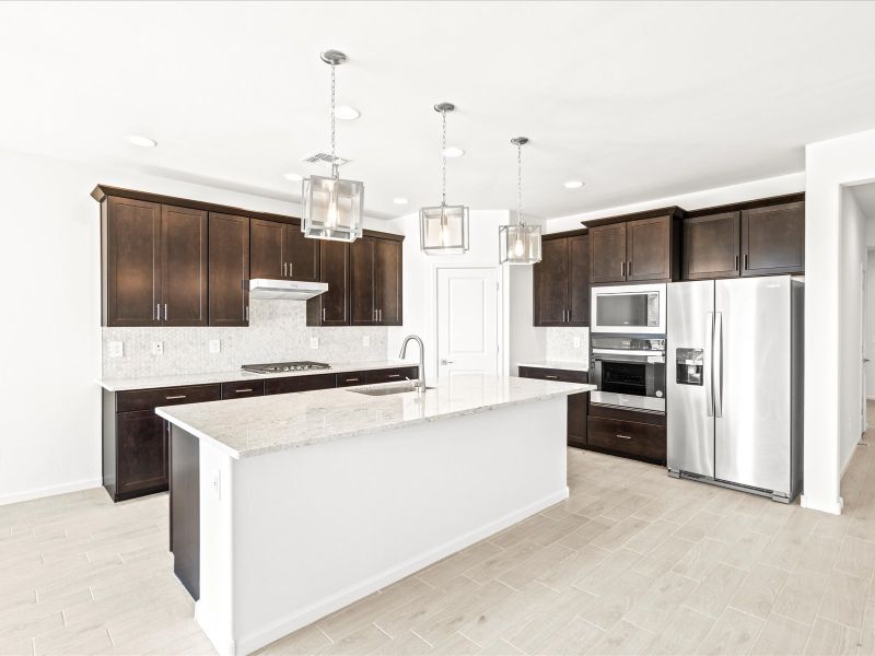 Representative furnished interior of a home built from the Cholla by Meritage Homes in Arbor at Madera Highlands II, Sahuarita (Image 4).