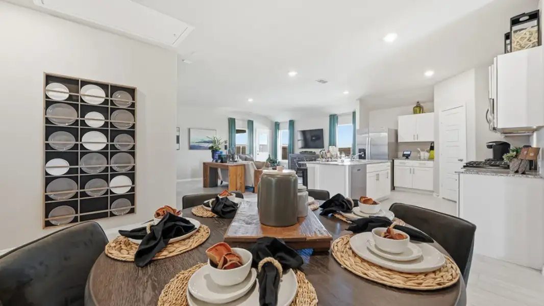 Furnished interior view inside a new home in Hadley Farms, Godley (Image 11).