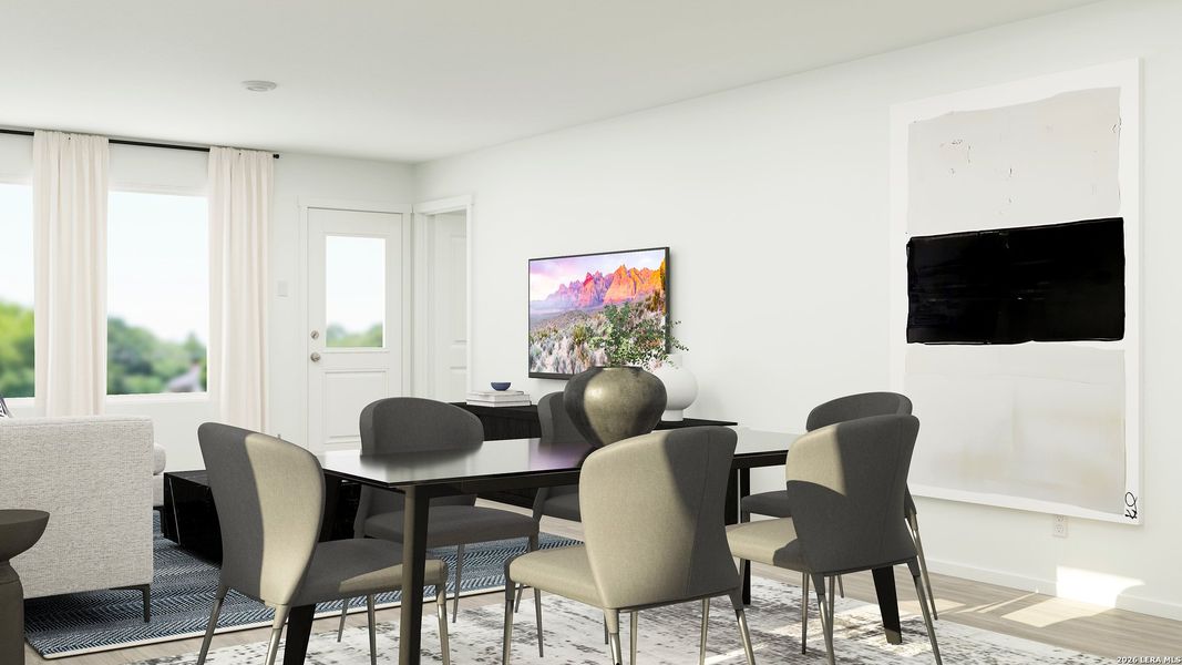 Furnished interior view inside a new home in , San Antonio (Image 12).