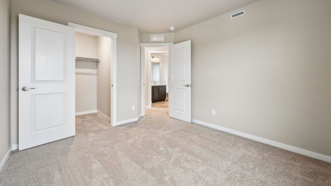 Furnished interior view inside a new home in Windler Townhomes, Aurora (Image 29). Furnished interior view inside a new home in Windler Townhomes, Aurora (Image 29).