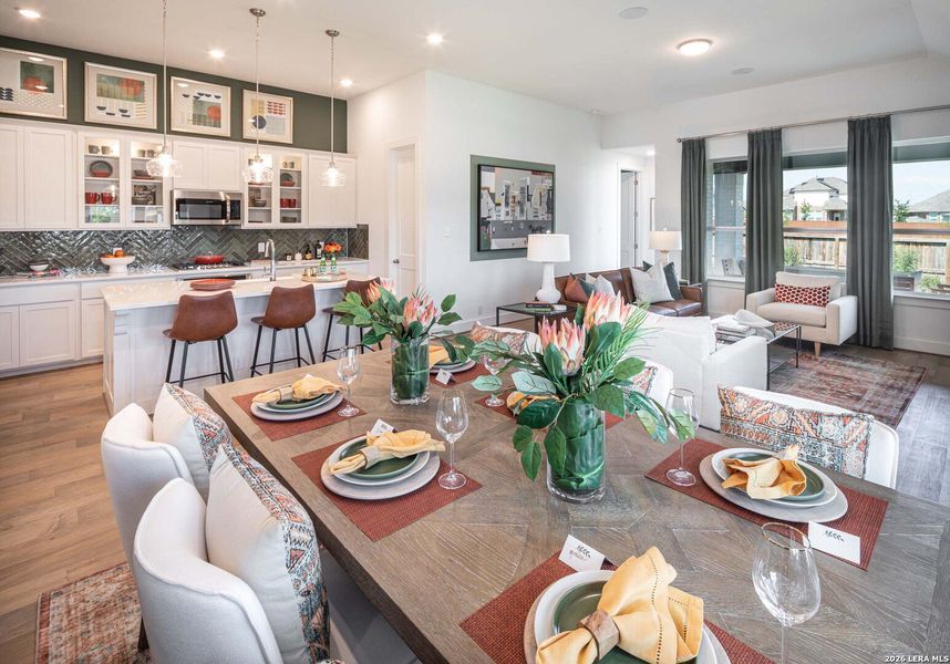 Furnished interior view inside a new home in Davis Ranch, San Antonio (Image 16).