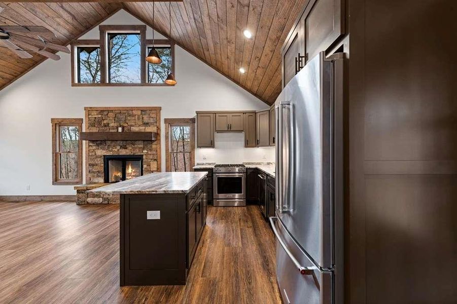 Furnished interior view inside a new home in , Blue Ridge (Image 6). Furnished interior view inside a new home in , Blue Ridge (Image 6).