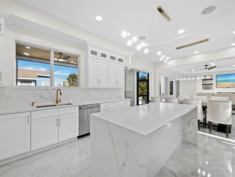Furnished interior view inside a new home in , Longboat Key (Image 30).
