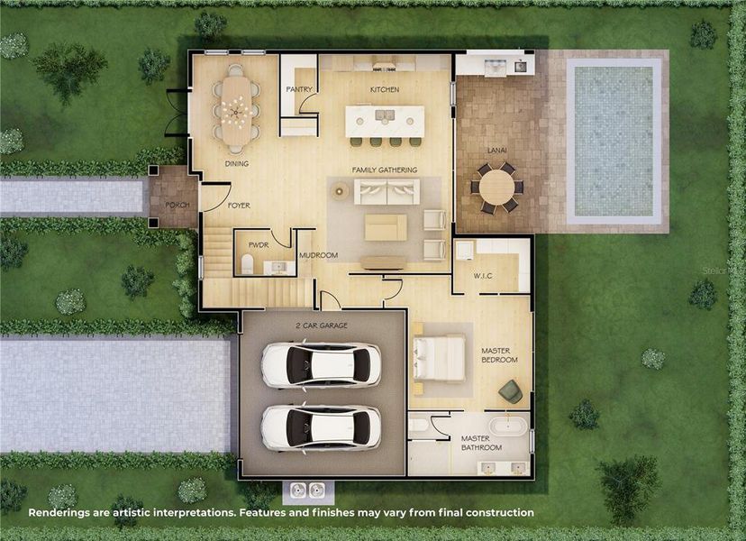 2D floor plan layout of this home in , Orlando, FL (Image 4).