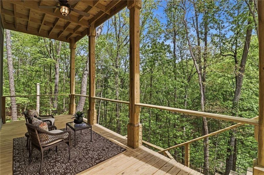 Exterior details and patio area of a home in , Acworth (Image 35).