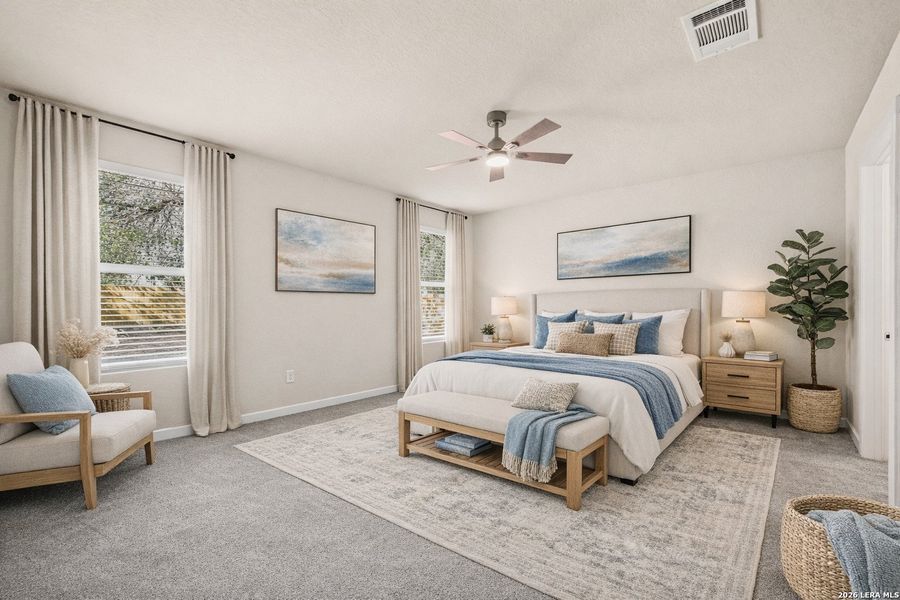 Furnished interior view inside a new home in , San Antonio (Image 8).