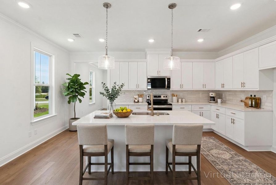Furnished interior view inside a new home in Tillery Park, Grovetown (Image 10). Furnished interior view inside a new home in Tillery Park, Grovetown (Image 10).