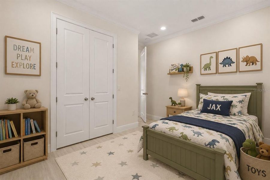 Furnished interior view inside a new home in , Belleview (Image 17).