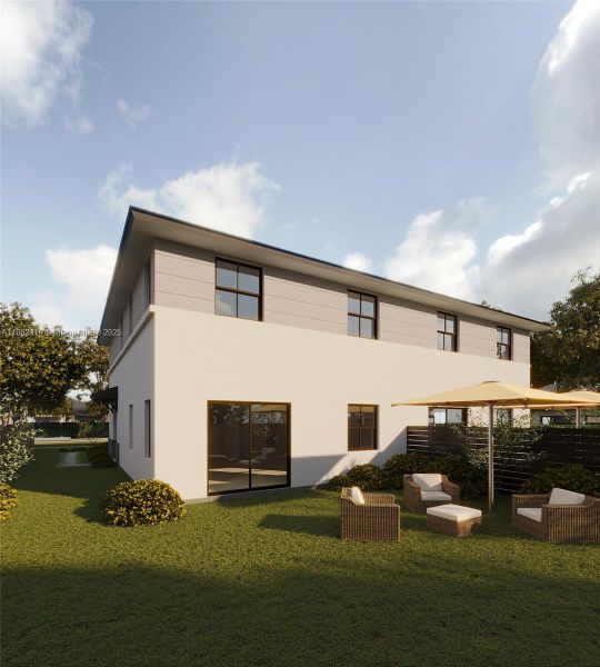 Front exterior of a new home in , Miami, FL, highlighting curb appeal (Image 4). Front exterior of a new home in , Miami, FL, highlighting curb appeal (Image 4).