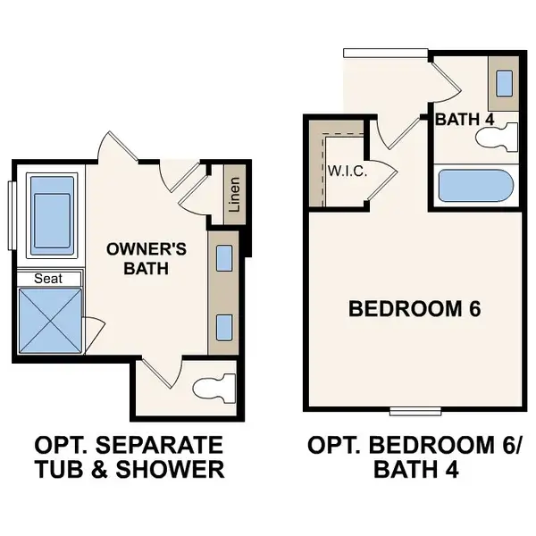 2D floor plan layout for the Mesa by Century Communities in Cloverleaf, Austin, TX (Image 4).