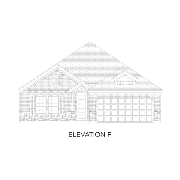 Representative rendering of the exterior for the McKinley F by First Texas Homes (Image 8).