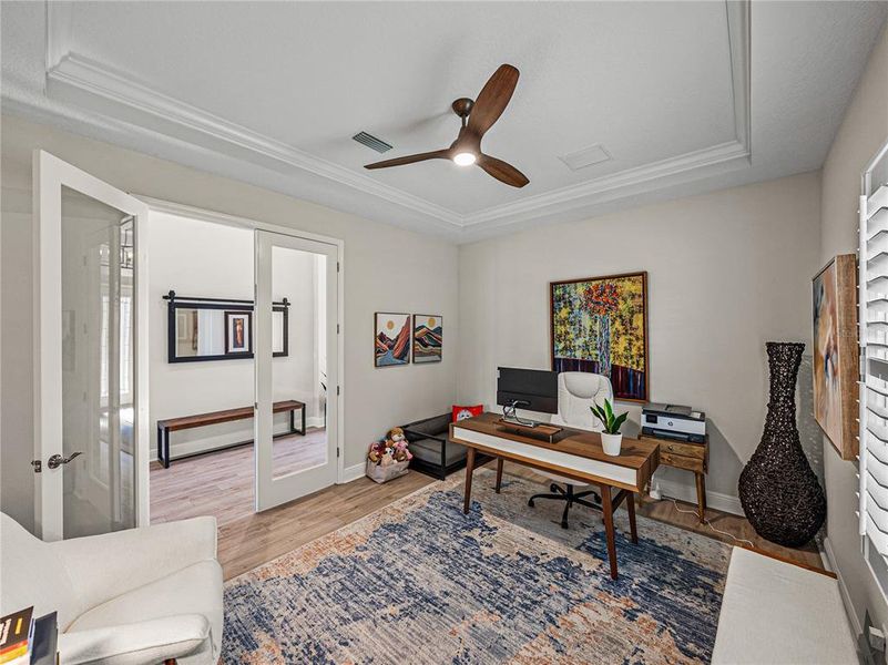 Furnished interior view inside a new home in Mirada, San Antonio (Image 50). Furnished interior view inside a new home in Mirada, San Antonio (Image 50).