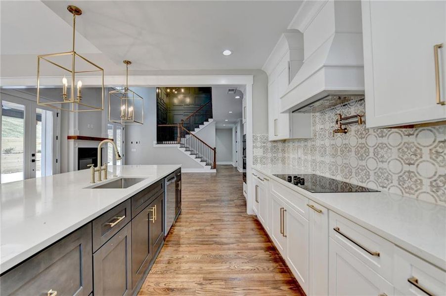 Furnished interior view inside a new home in , Snellville (Image 29).