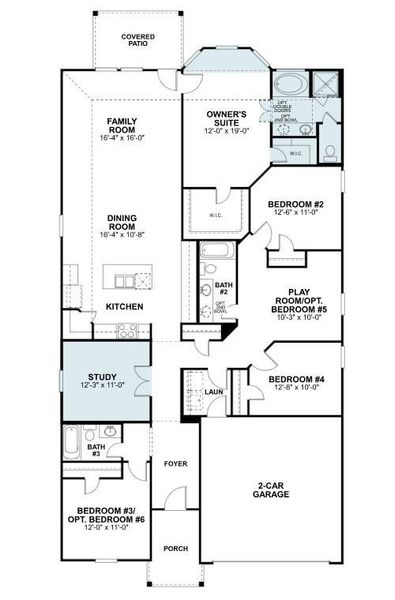 2D floor plan layout of this home in Moran Ranch, Willis, TX (Image 3). 2D floor plan layout of this home in Moran Ranch, Willis, TX (Image 3).