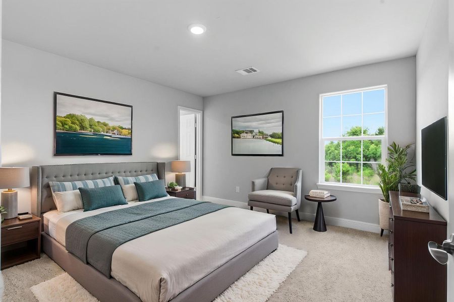 Furnished interior view inside a new home in , Cleveland (Image 18). Furnished interior view inside a new home in , Cleveland (Image 18).