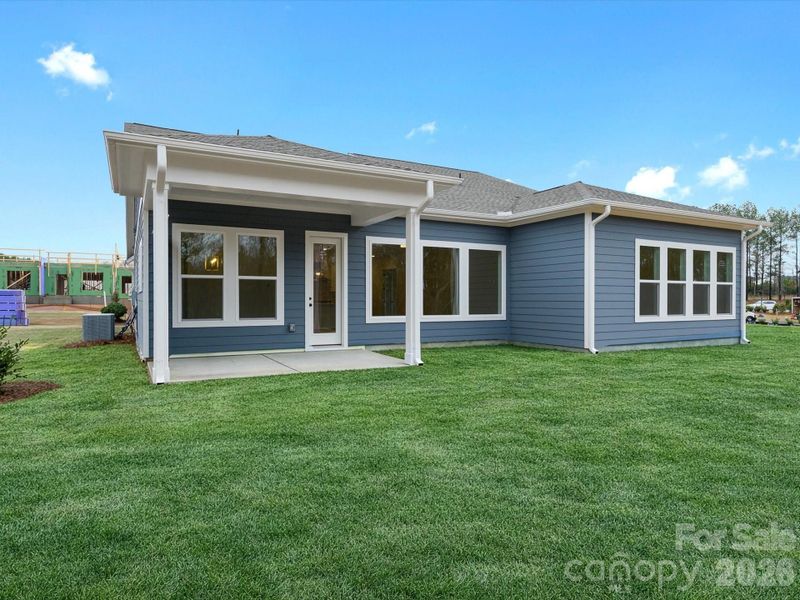 Exterior details and patio area of a home in Hardy Pond, Rock Hill (Image 4).