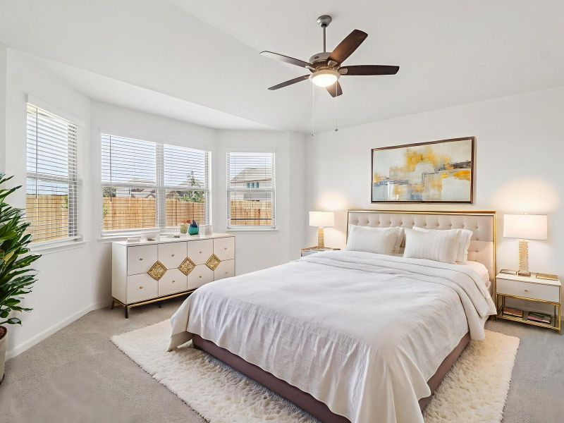 Furnished interior view inside a new home in Kallison Ranch, San Antonio (Image 8).