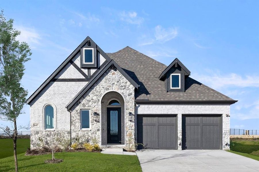 Front exterior of a new home in Edgewood Creek, Celina, TX, highlighting curb appeal (Image 22).