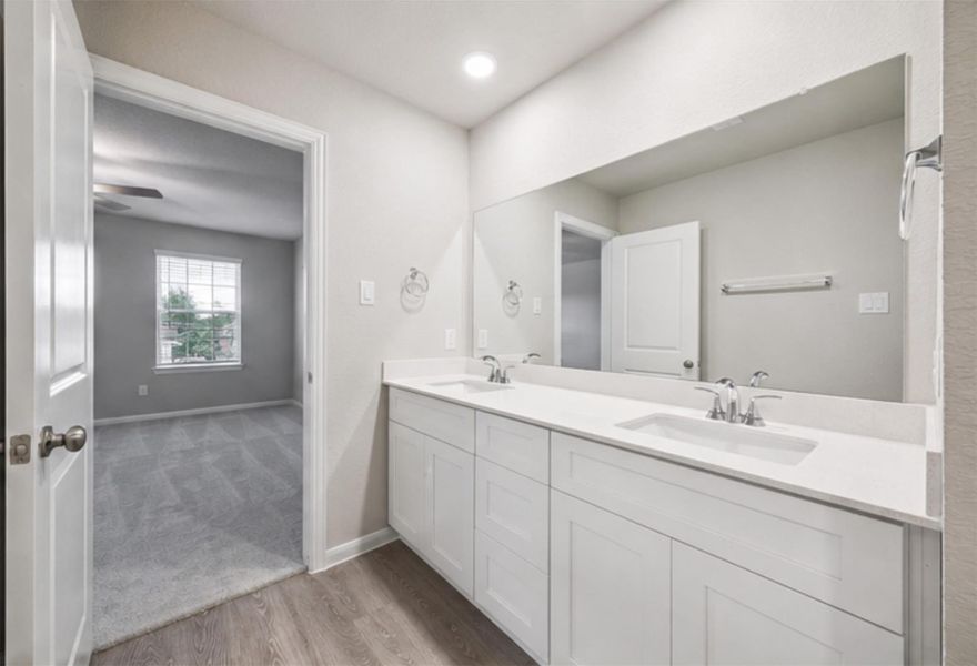 Furnished interior view inside a new home in , La Marque (Image 8).