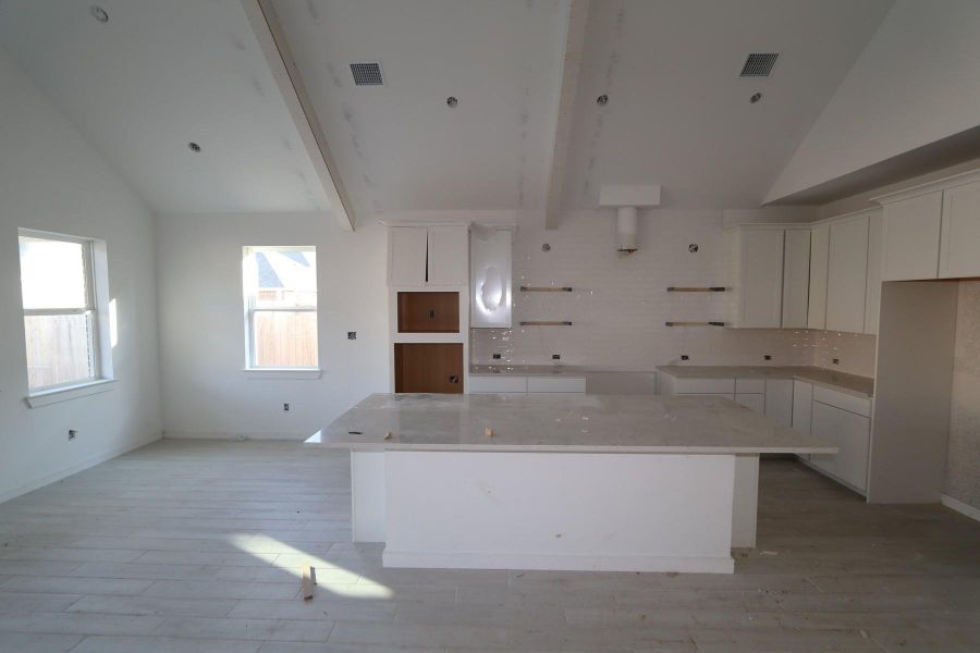 Kitchen and dining area - Still under construction!