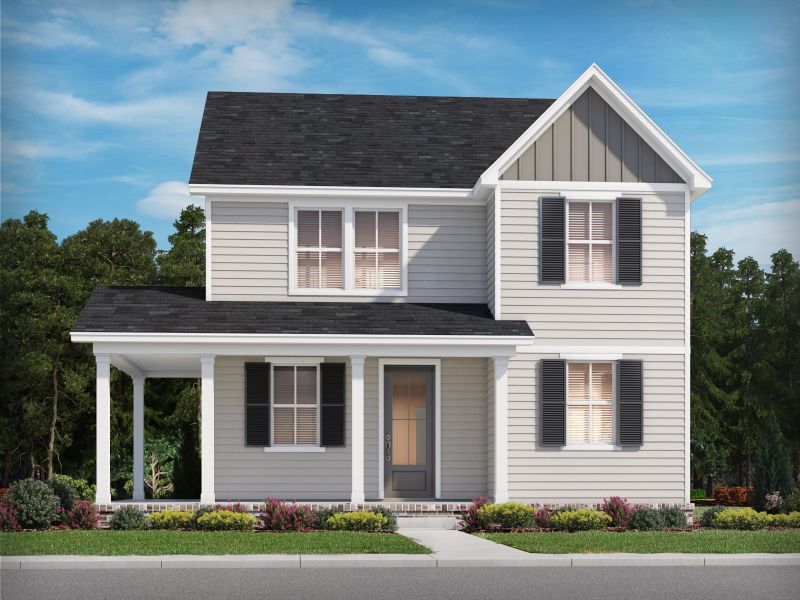 Representative exterior photo of a completed home built from the Westbrook by Meritage Homes in Poplar Farms, Franklin, TN (Image 11).