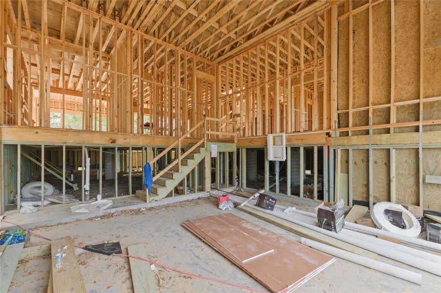 In-progress construction of a new home in , Houston, TX (Image 8).