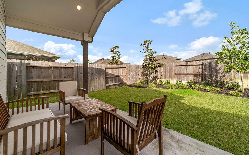 Furnished interior view inside a new home in Windrose Green, Angleton (Image 25).