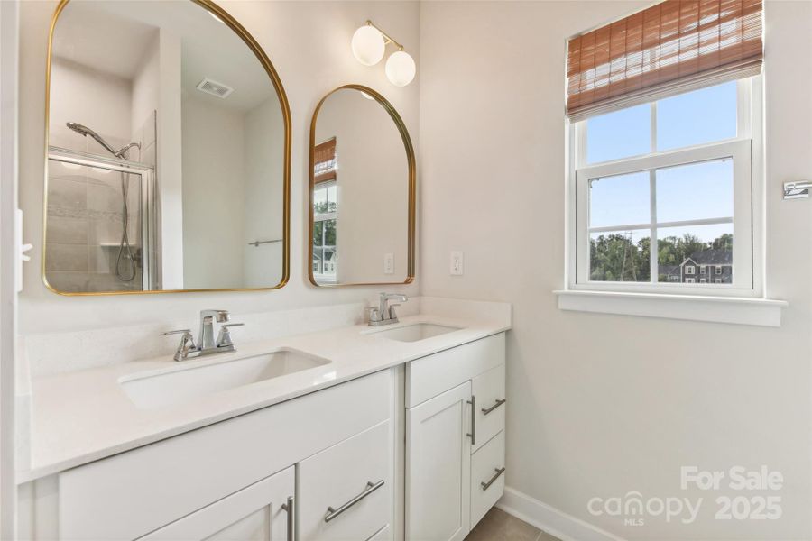 Furnished interior view inside a new home in Villages at Beachmont, Charlotte (Image 21).