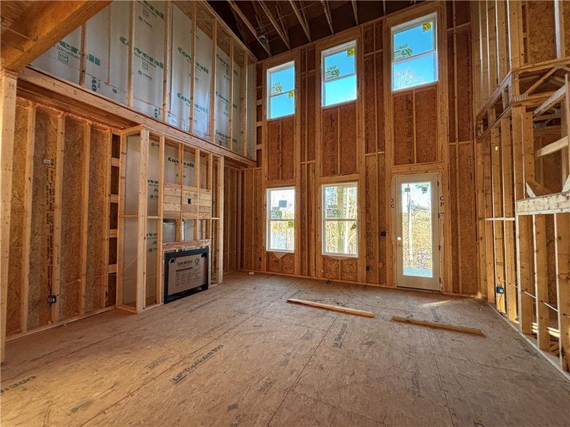 In-progress construction of a new home in East Harbor II at Chestatee, Dawsonville, GA (Image 19).