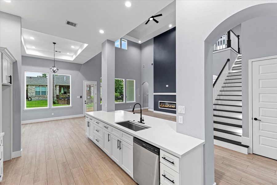 Furnished interior view inside a new home in , Montgomery (Image 8).