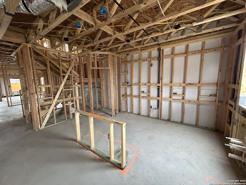 In-progress construction of a new home in Enclave at Hennersby Hollow 50's, San Antonio, TX (Image 13). In-progress construction of a new home in Enclave at Hennersby Hollow 50's, San Antonio, TX (Image 13).