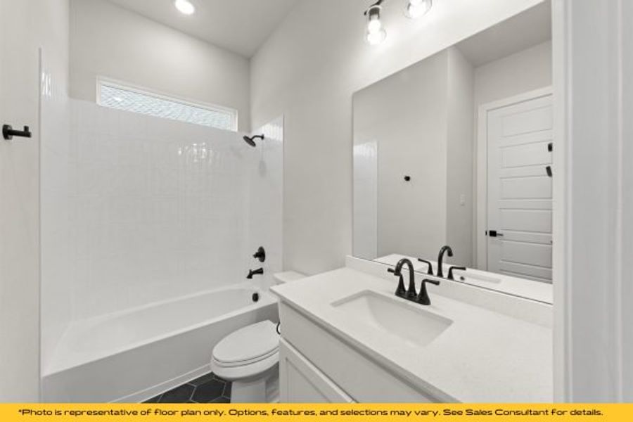 Representative furnished interior of a home built from the The Cayman by Stonefield Homes in The Highlands, Rockwall (Image 65).