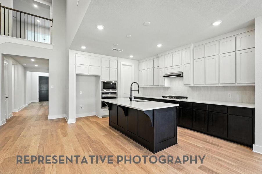 Furnished interior view inside a new home in Easton Park, Austin (Image 8).