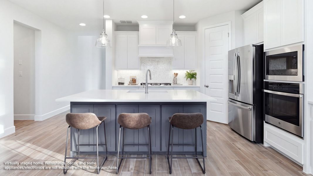 Furnished interior view inside a new home in Devonshire, Forney (Image 4).