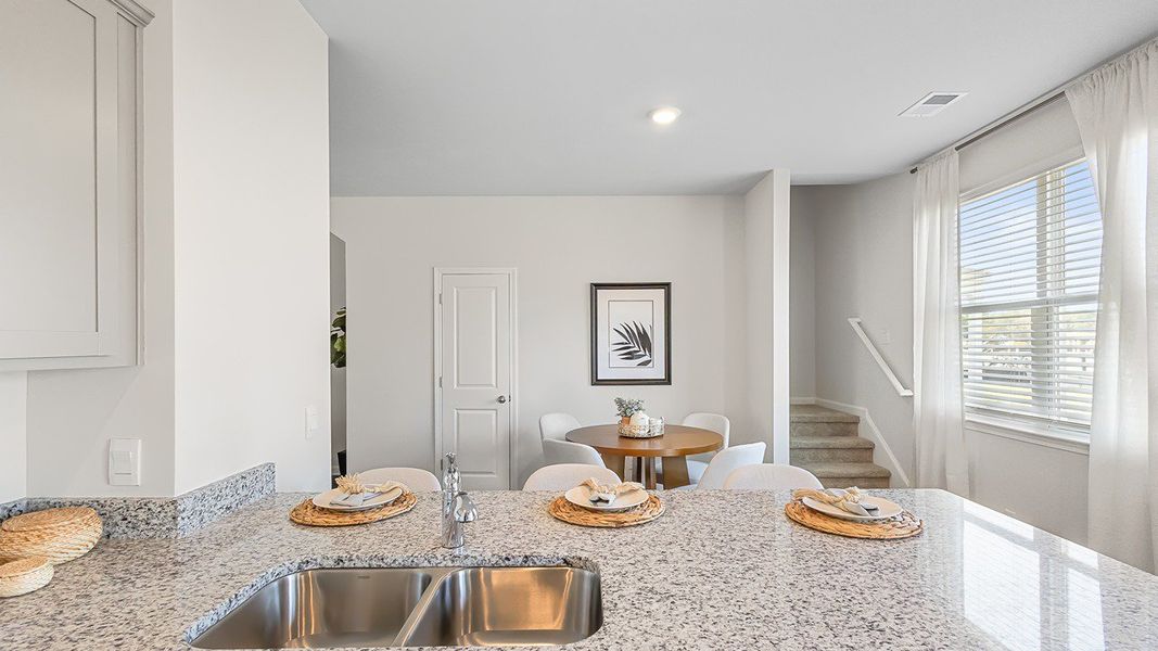 Furnished interior view inside a new home in Pineview North, Summerville (Image 5).