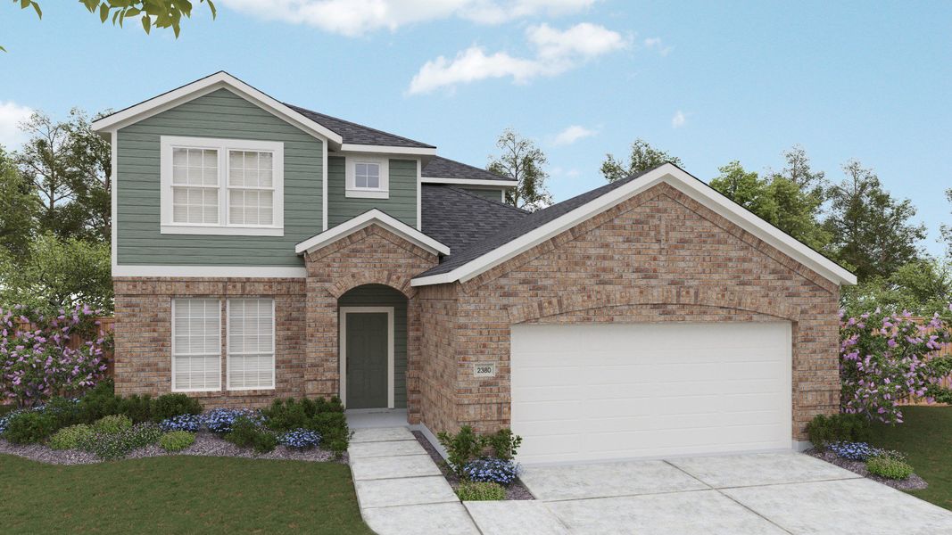 Elevation 1 - Southfork Floor Plan