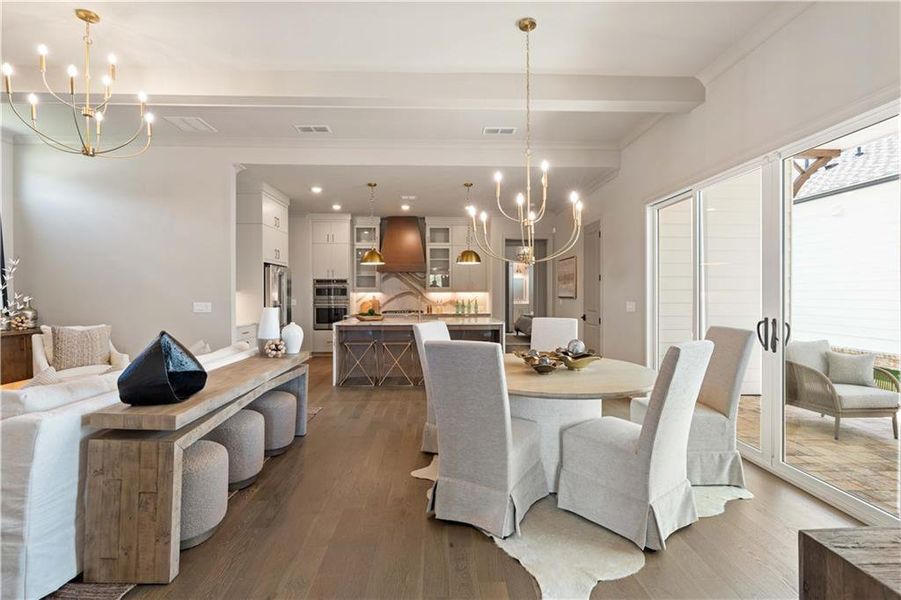 Furnished interior view inside a new home in Aberdeen, Hoschton (Image 15). Furnished interior view inside a new home in Aberdeen, Hoschton (Image 15).