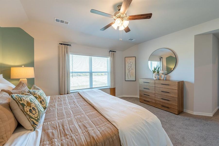 Furnished interior view inside a new home in Retreat at Fossil Creek, Fort Worth (Image 23).