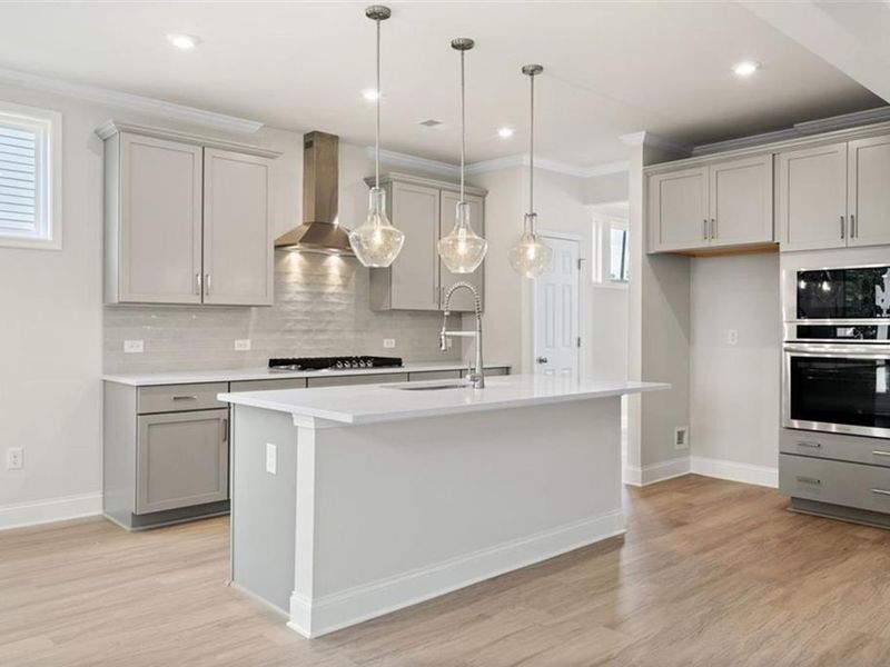 Furnished interior view inside a new home in Wehunt Meadows, Hoschton (Image 8).