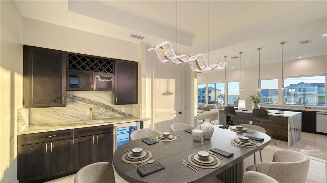 Furnished interior view inside a new home in , Englewood (Image 10).