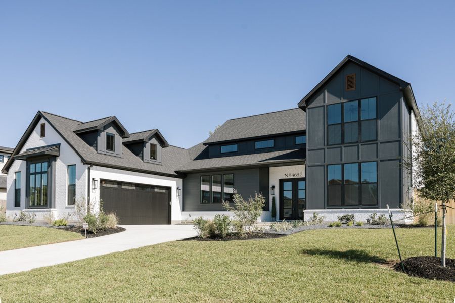 Representative exterior photo of a completed home built from the The Elizabeth II by Reece Homes in Pebble Creek, College Station, TX (Image 30). Representative exterior photo of a completed home built from the The Elizabeth II by Reece Homes in Pebble Creek, College Station, TX (Image 30).