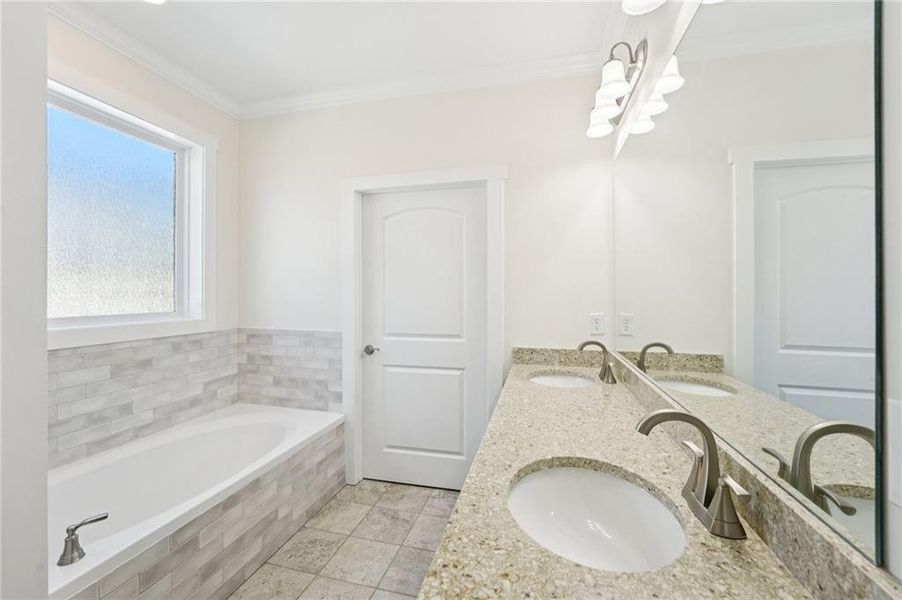 Furnished interior view inside a new home in , Canton (Image 42).