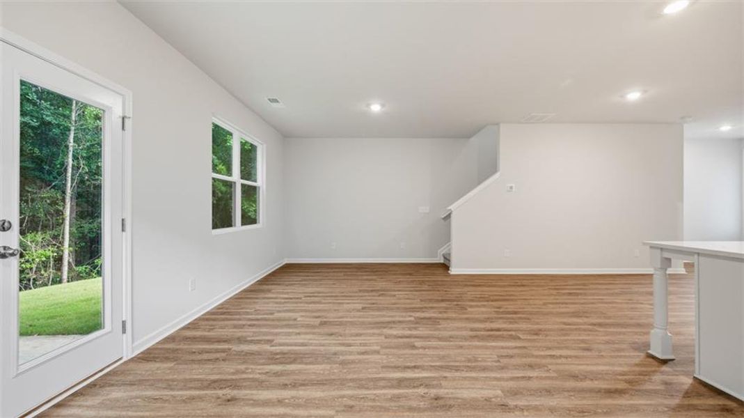 Spacious, unfurnished interior of a new home in Brookland Commons, Monroe (Image 12).