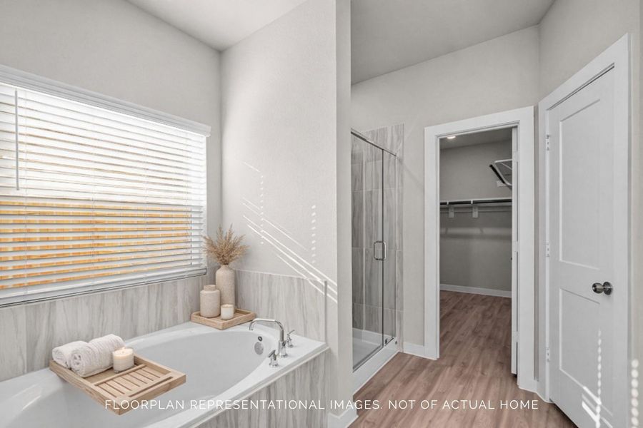 Furnished interior view inside a new home in Moran Ranch, Willis (Image 6).