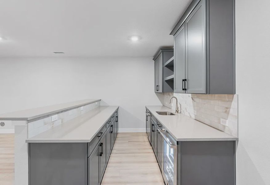 Homesite 3706 Wet Bar at Finished Basement - 13 of 14